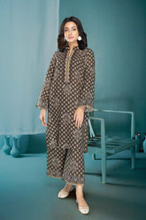 2-Pc Digital Printed Khadder Shirt With Khadder Qlot Trouser CPM22-127